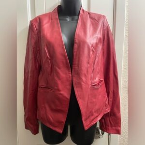 Bagatelle Red Leather Jacket